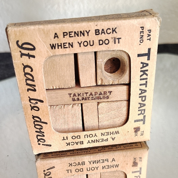 Vintage Takitapart Wooden Puzzle - Picture 1 of 1
